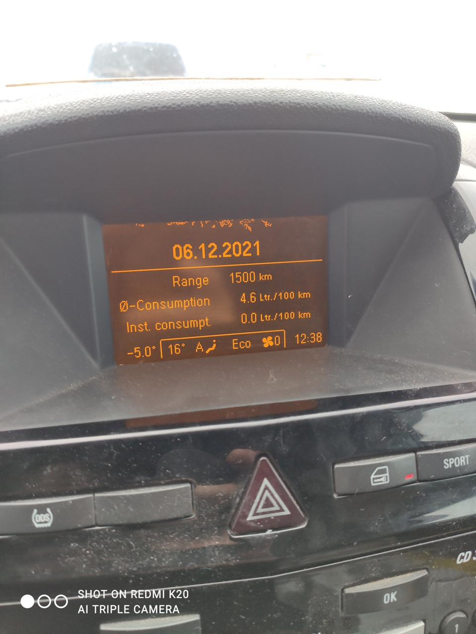 1500 запас хода))) — Opel Zafira B