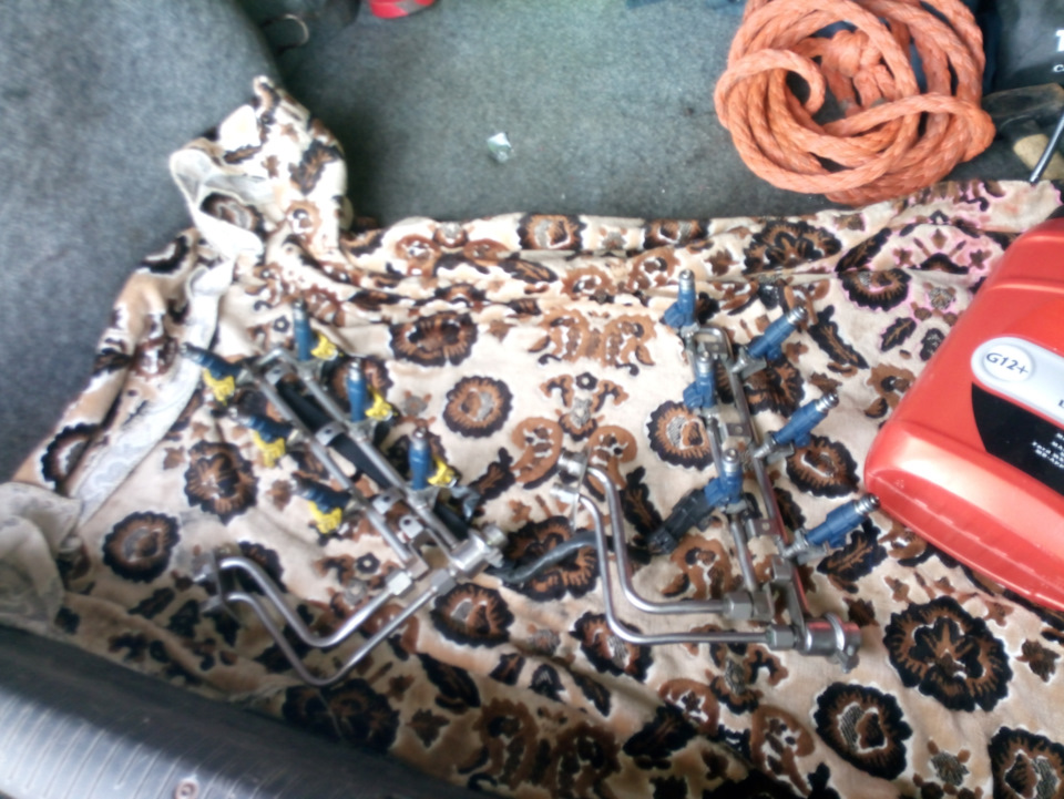 Чистка форсунок и снятие гбо — Opel Omega B, 2,5 л, 1996 года | своими ...