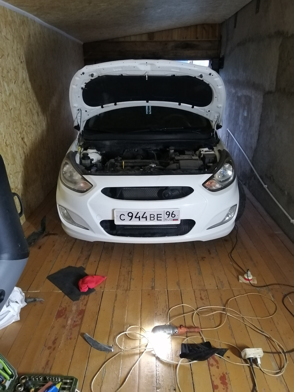Долой решётки — Hyundai Solaris, 1,6 л, 2014 года | стайлинг | DRIVE2