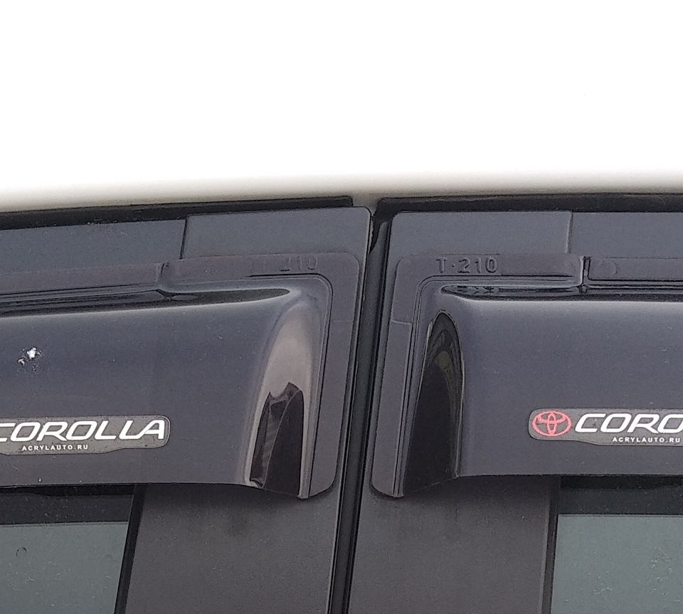 Провисла водительская дверь — Toyota Corolla (160), 1,6 л, 2014 года ...