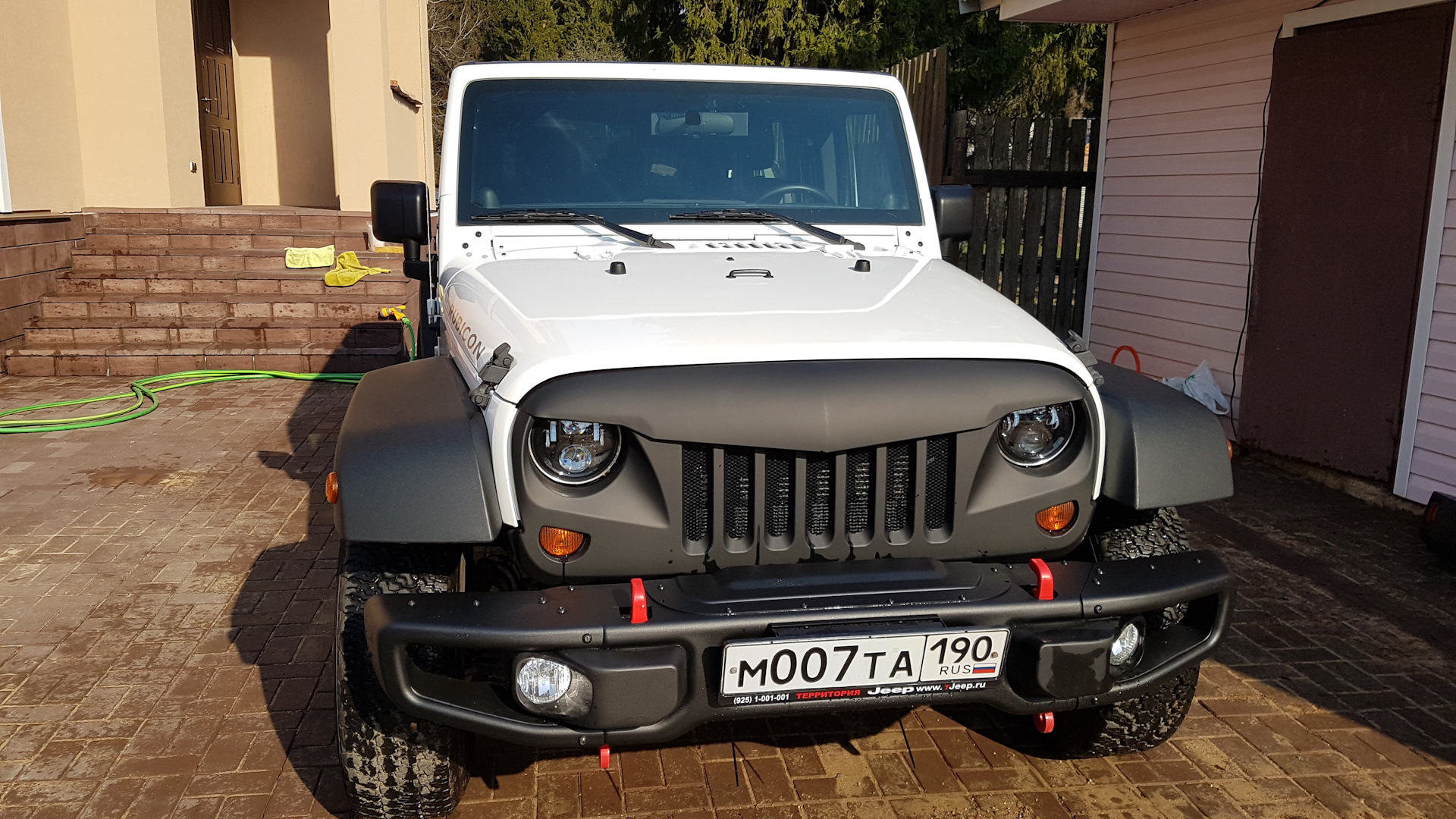 Jeep Wrangler (JK) 3.6 бензиновый 2014 | Белый Белый на DRIVE2