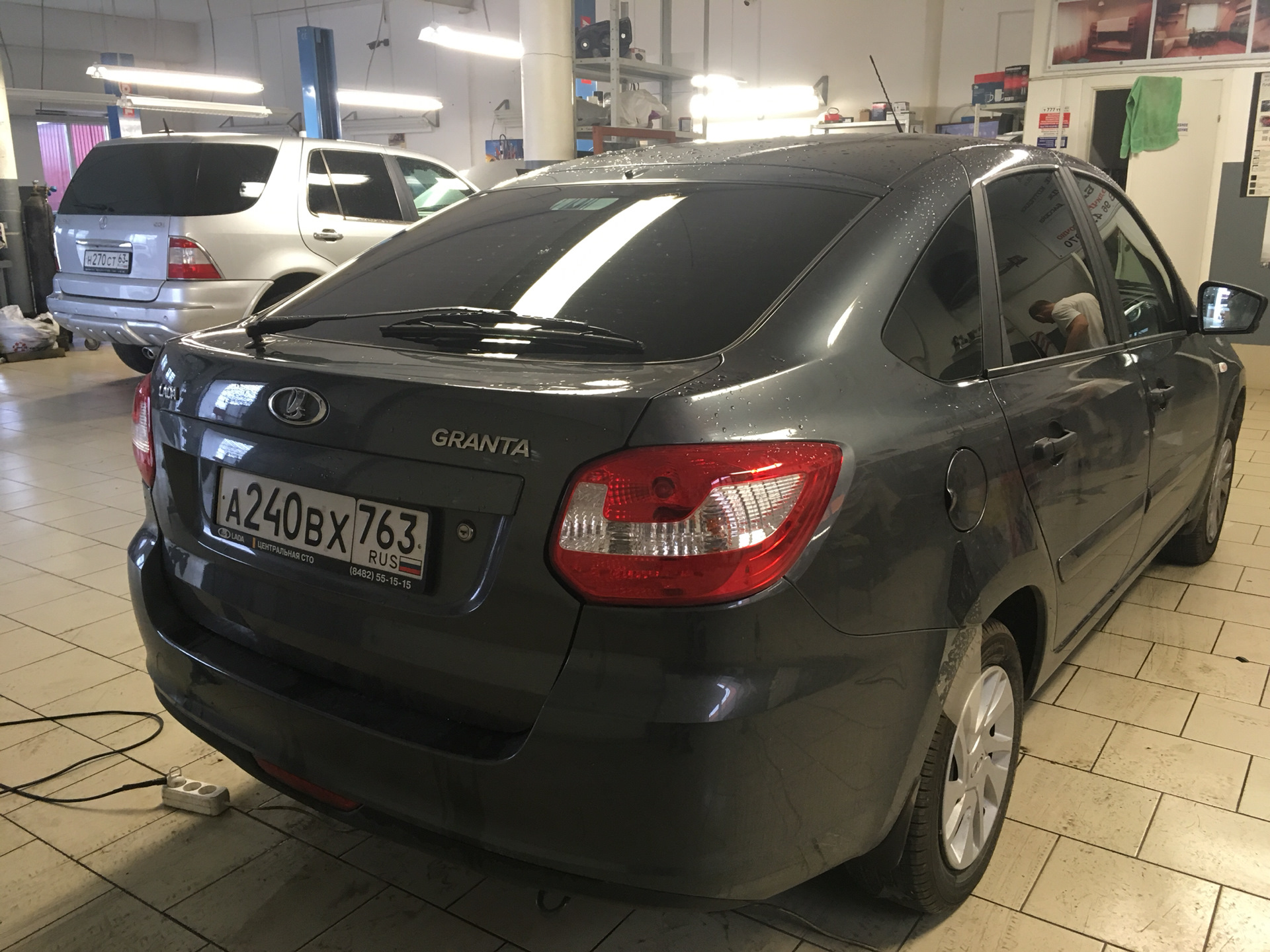 Тонировка — Lada Гранта лифтбек, 1,6 л, 2018 года | тюнинг | DRIVE2