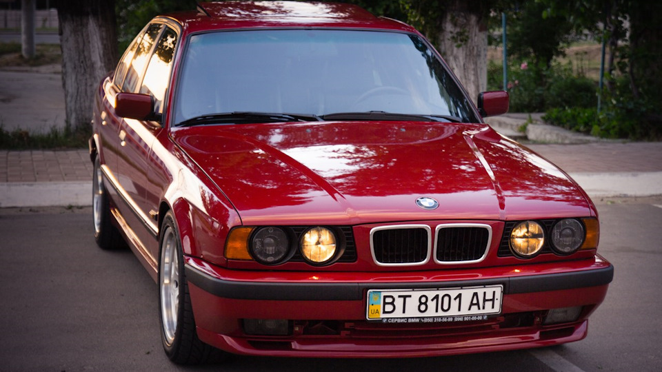 BMW e34 Calypsorot