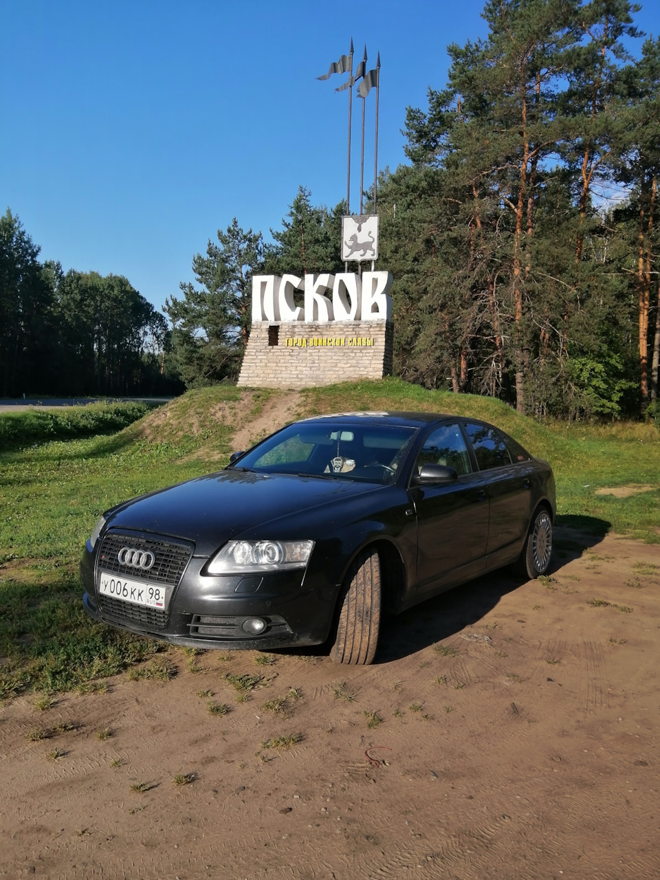 A6. Reise nach Pskow — Audi A6 (C6), 3 л, 2008 года | путешествие | DRIVE2