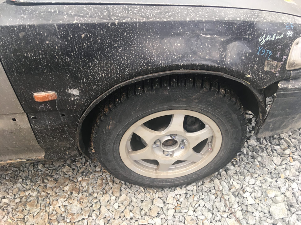 №5 Замена кузовных элементов (установка подкрылков) — Honda Civic (4G ...