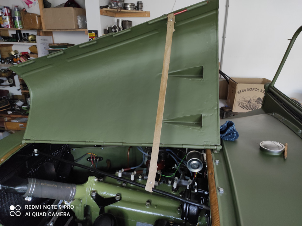 Газ-67. "Фиксатор" капота — ГАЗ 67, 3,3 л, 1944 года | своими руками ...