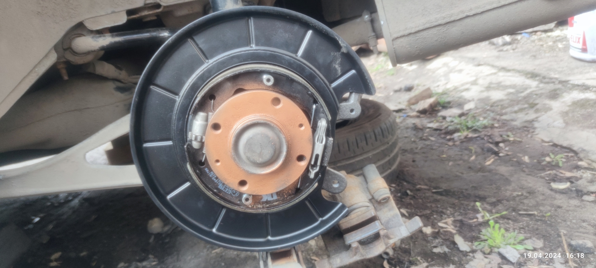 ТО задней подвески и ручника — Peugeot 406 Coupe, 2,2 л, 2003 года ...