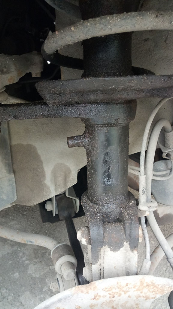 Передние стойки — Lada Калина Хэтчбек (1G), 1,6 л, 2013 года | поломка ...