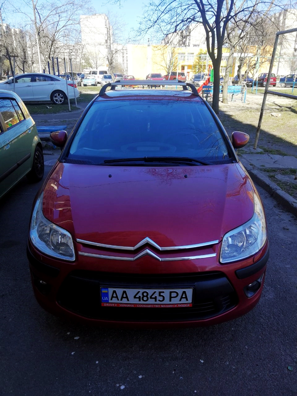 Оригинальные дуги (поперечины) 9416.E5 — Citroen C4 (1G), 1,6 л, 2010 года  | аксессуары | DRIVE2