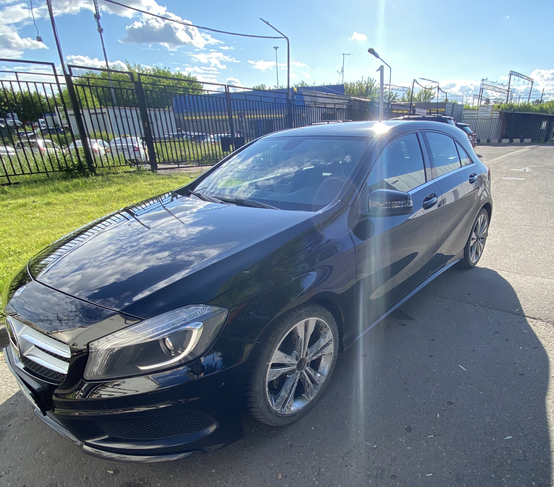 Локальная покраска авто или борьба с паучками — Mercedes-Benz A-Class  (W176), 1,6 л, 2013 года | кузовной ремонт | DRIVE2