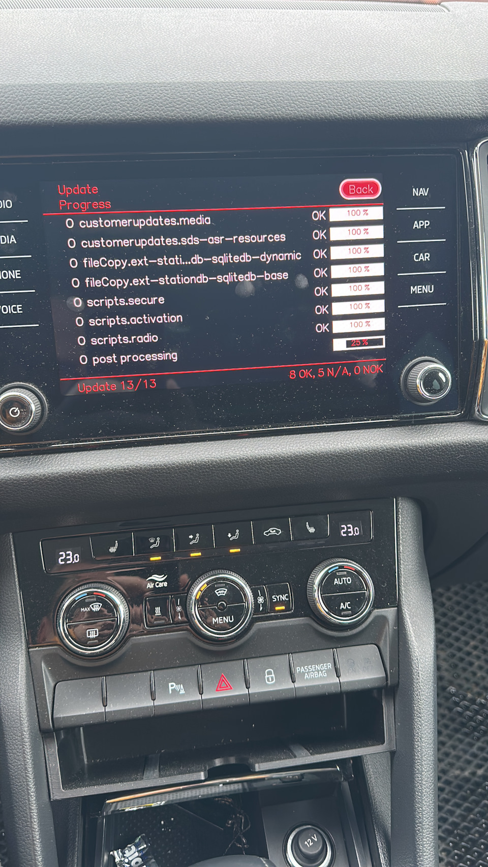 Photo from the logbook Skoda Kodiaq (1G)