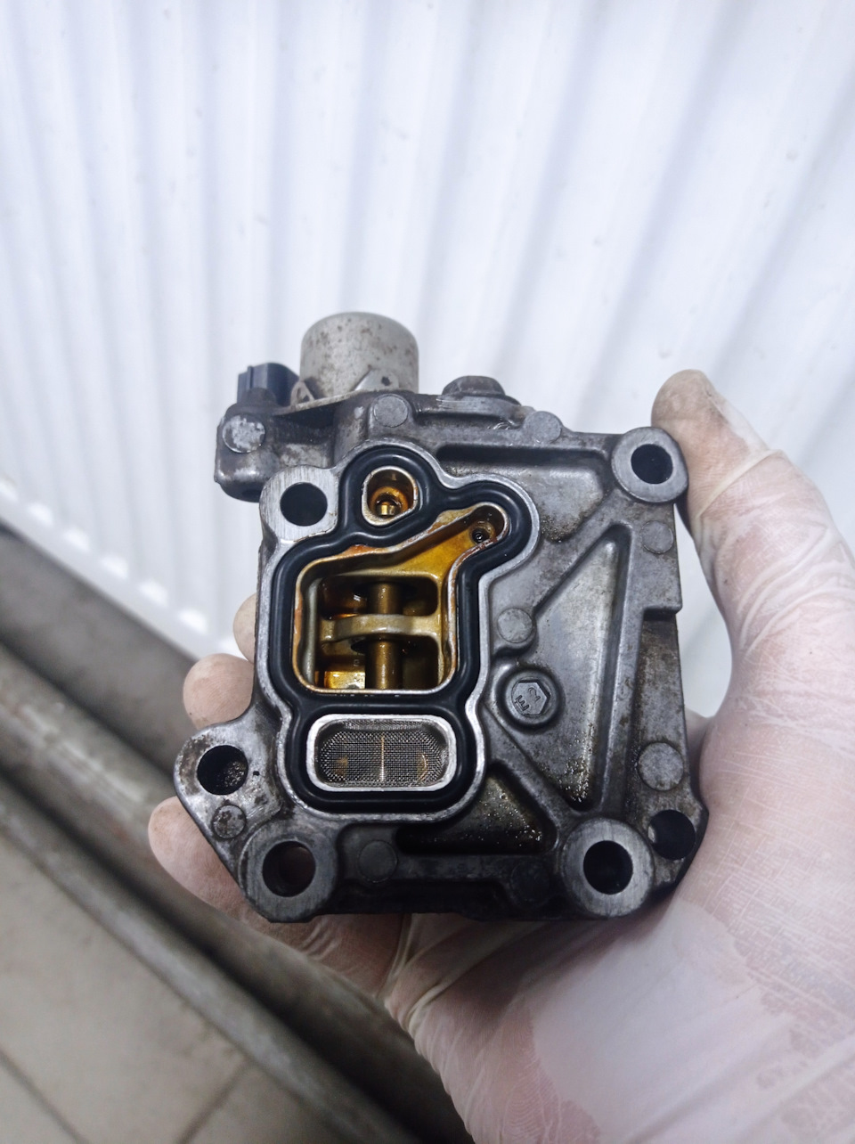 8. Прокладка на месте. — Honda Accord (8G)