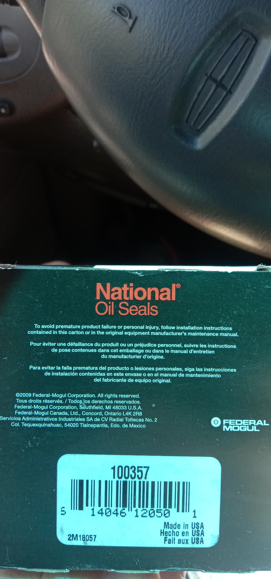 Меняем сальник задней правой оси моста — Lincoln Navigator (1G), 5,4 л ...