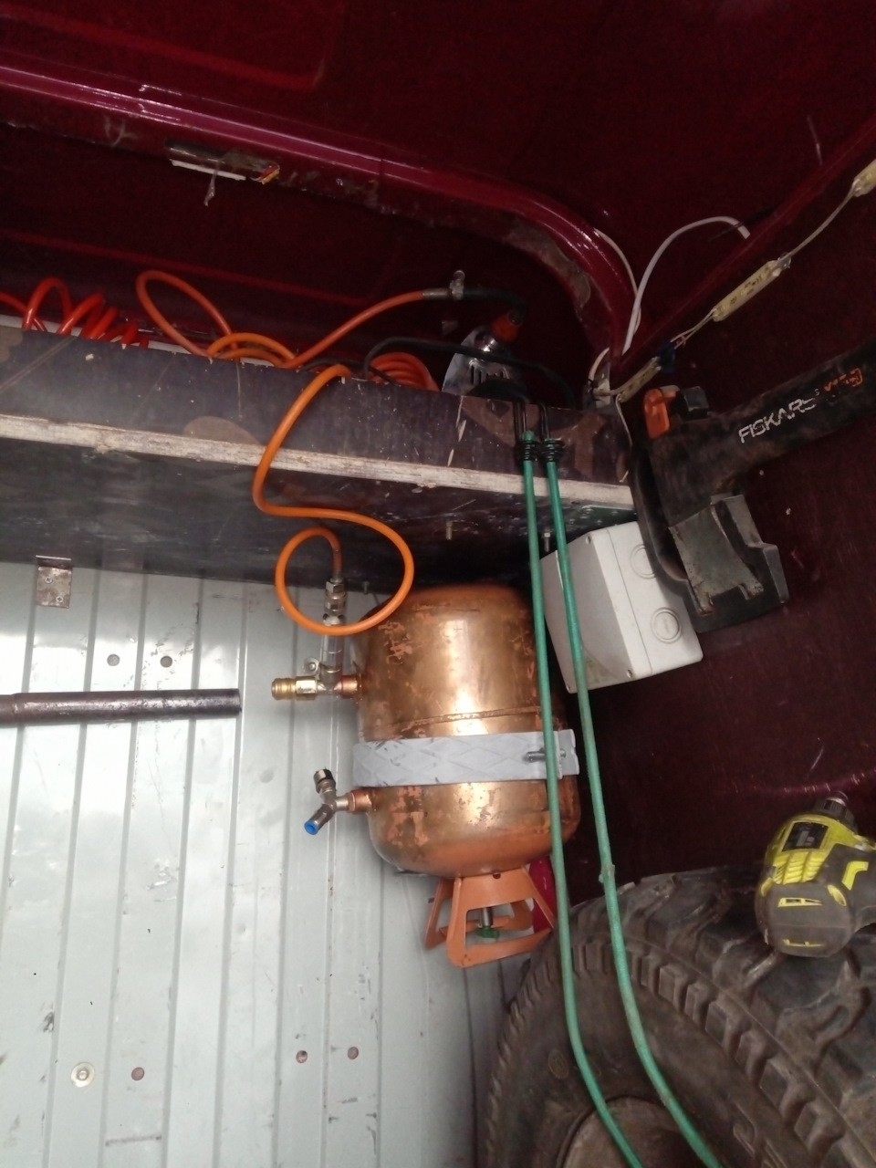 Установка пневмо системы. — ГАЗ Соболь 4х4, 2,5 л, 2007 года | тюнинг ...