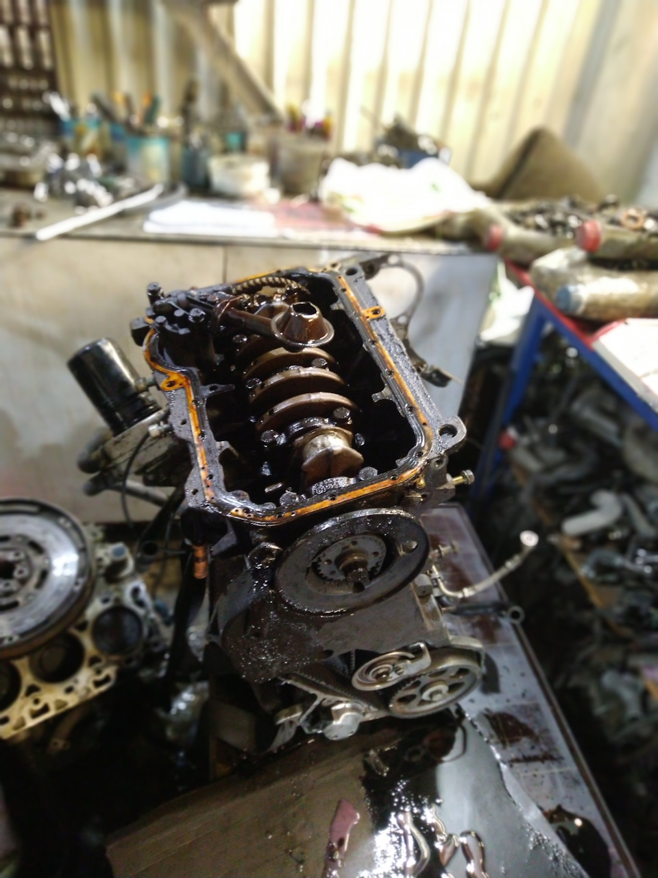 Как разбирать двигатель машины Разбор мотора и дефиктовка - Volkswagen Passat B5, 1,8 л, 1997 года поломка DRIV