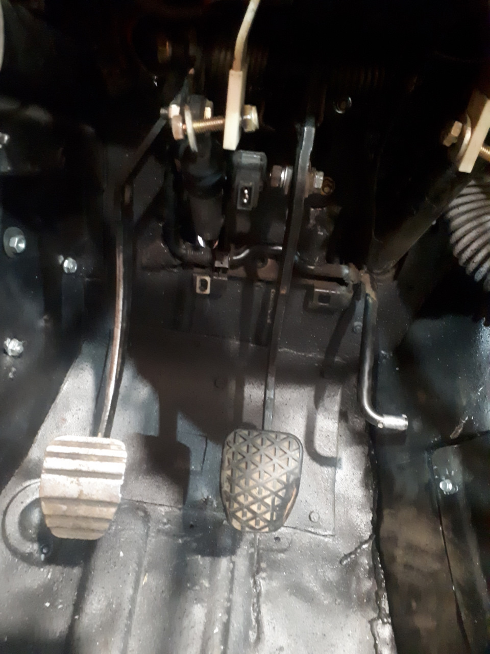 Педальный узел, ВУТ, Цилиндр сцепление BMW e34 в газ 69 — ГАЗ 69, 2,1 л ...