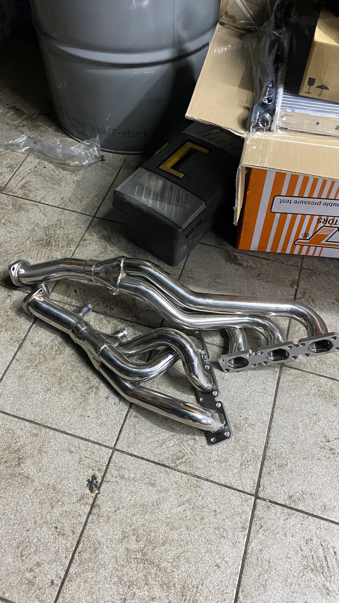 Равнодлинный коллектор+Евро 0 — BMW 5 series (E39), 2,8 л, 1999 года ...