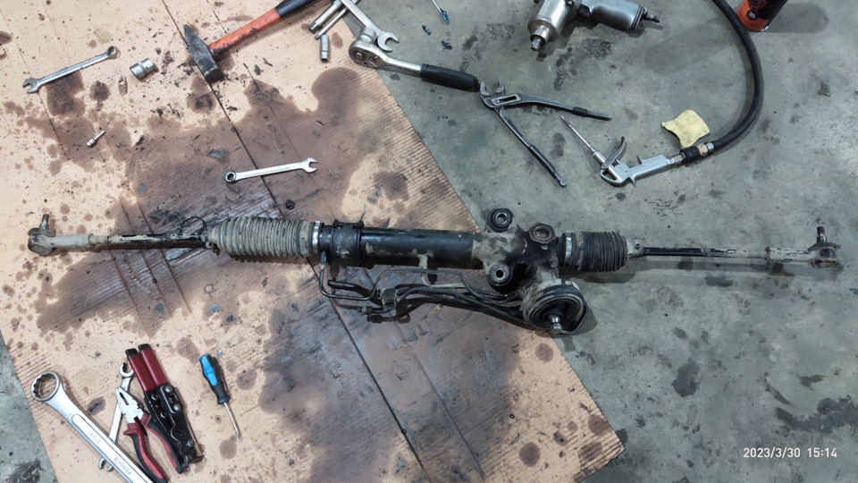 Замена сальников рулевой рейки Hyundai Accent II — Hyundai Accent (2G ...