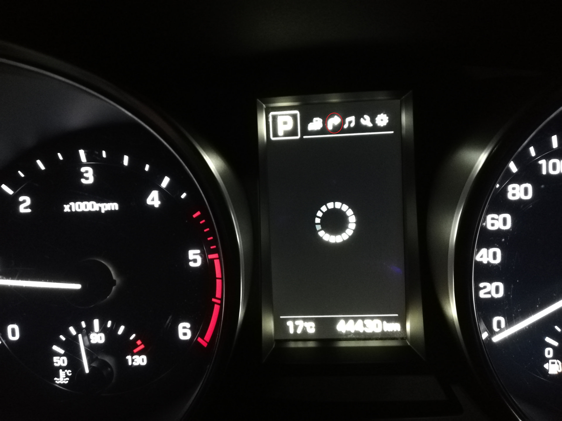 значки на панели приборов санта фе