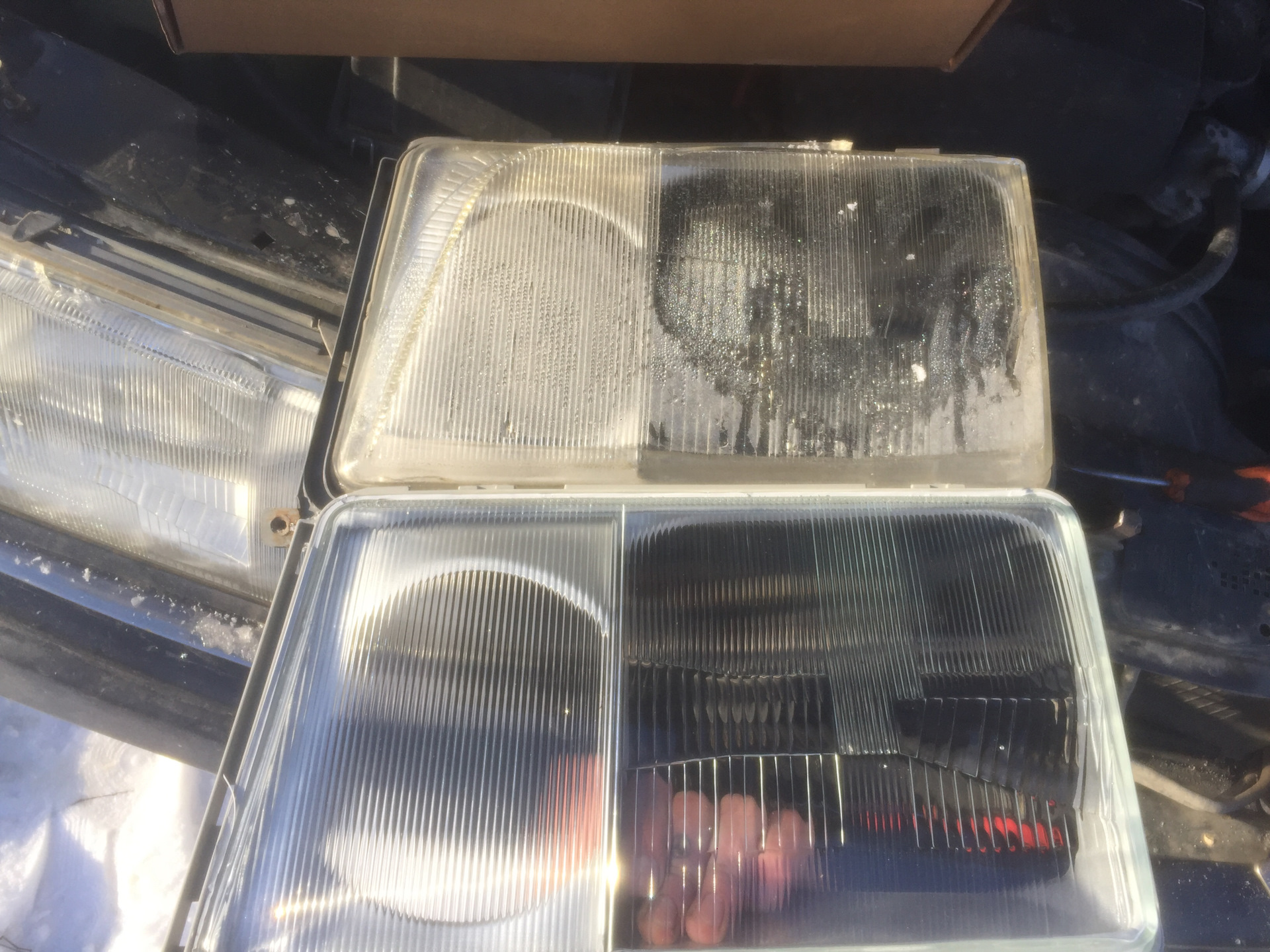 Фары — Mercedes-Benz E-class (W124), 2 л, 1992 года | стайлинг | DRIVE2