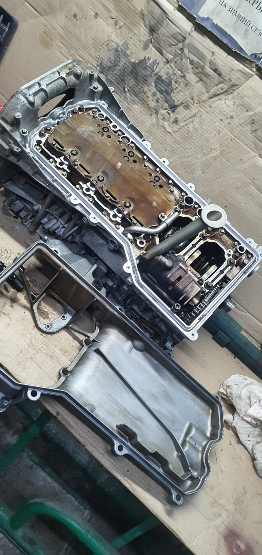 Сборка шорт блока — Mercedes-Benz S-Class (W221), 5,5 л, 2006 года ...