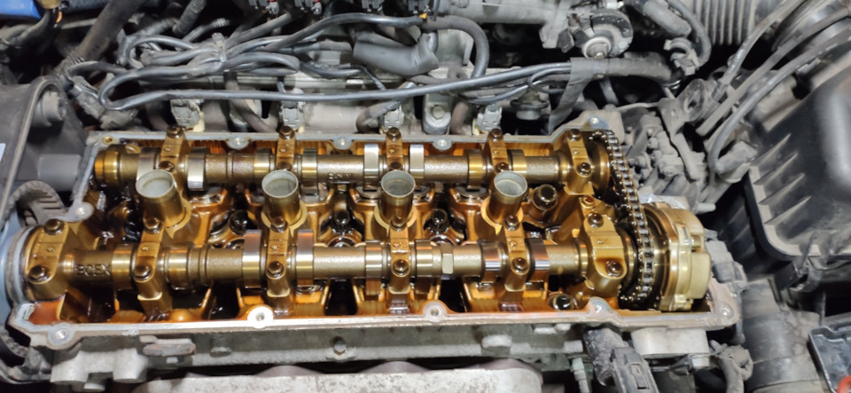 Регулировка клапанов G4GC — KIA Ceed (1G), 2 л, 2007 года | плановое ТО ...