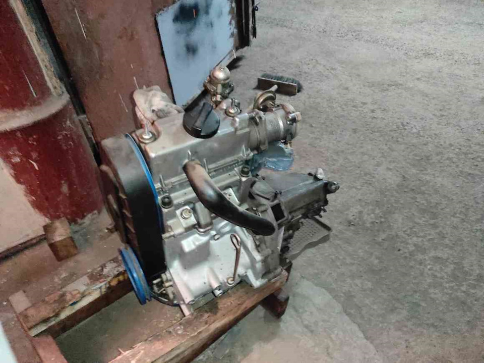 Движок что собирал, таки нашел пристанище! — Lada 1111 Ока, 0,6 л, 1992 ...