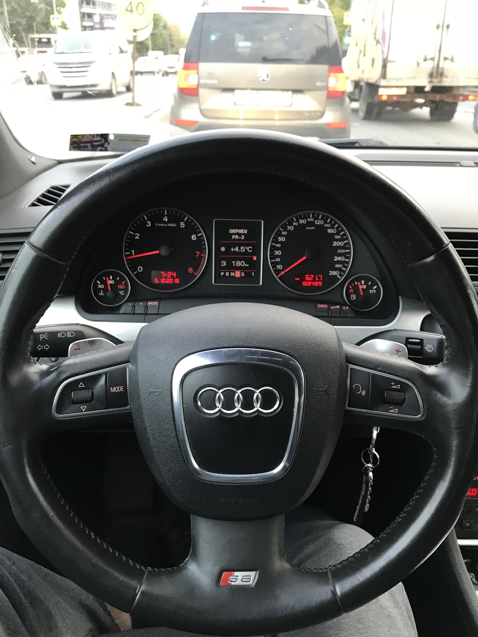 руль от гонки — Audi A4 (B7), 2 л, 2007 года | стайлинг | DRIVE2