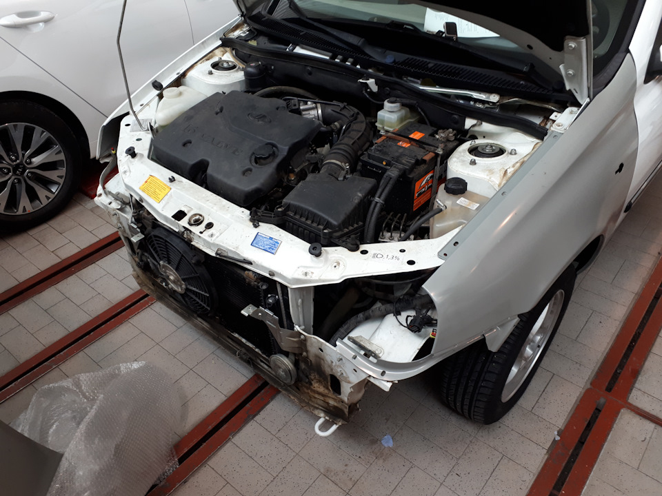 Кузовные дела — Lada Калина хэтчбек, 1,6 л, 2011 года | кузовной ремонт ...