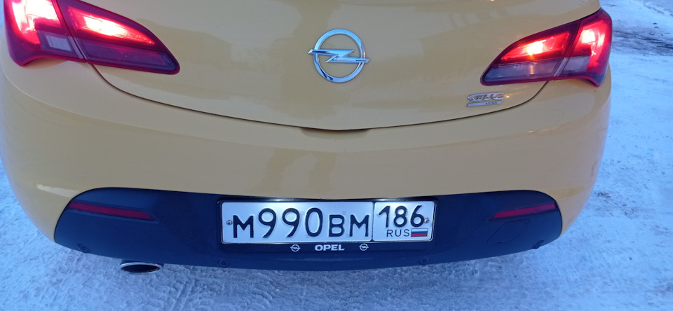 Дворники, рамки и лампочки. — Opel Astra J GTC, 1,4 л, 2012 года ...