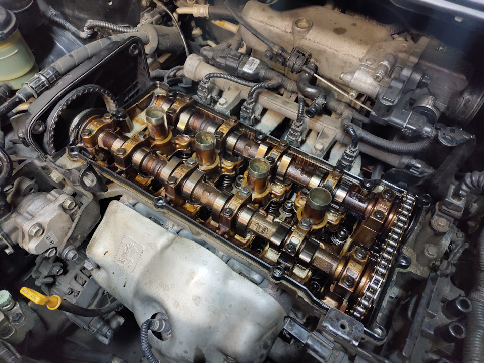 Чистка клапанной крышки. Часть 2 — Hyundai Getz, 1,4 л, 2008 года ...