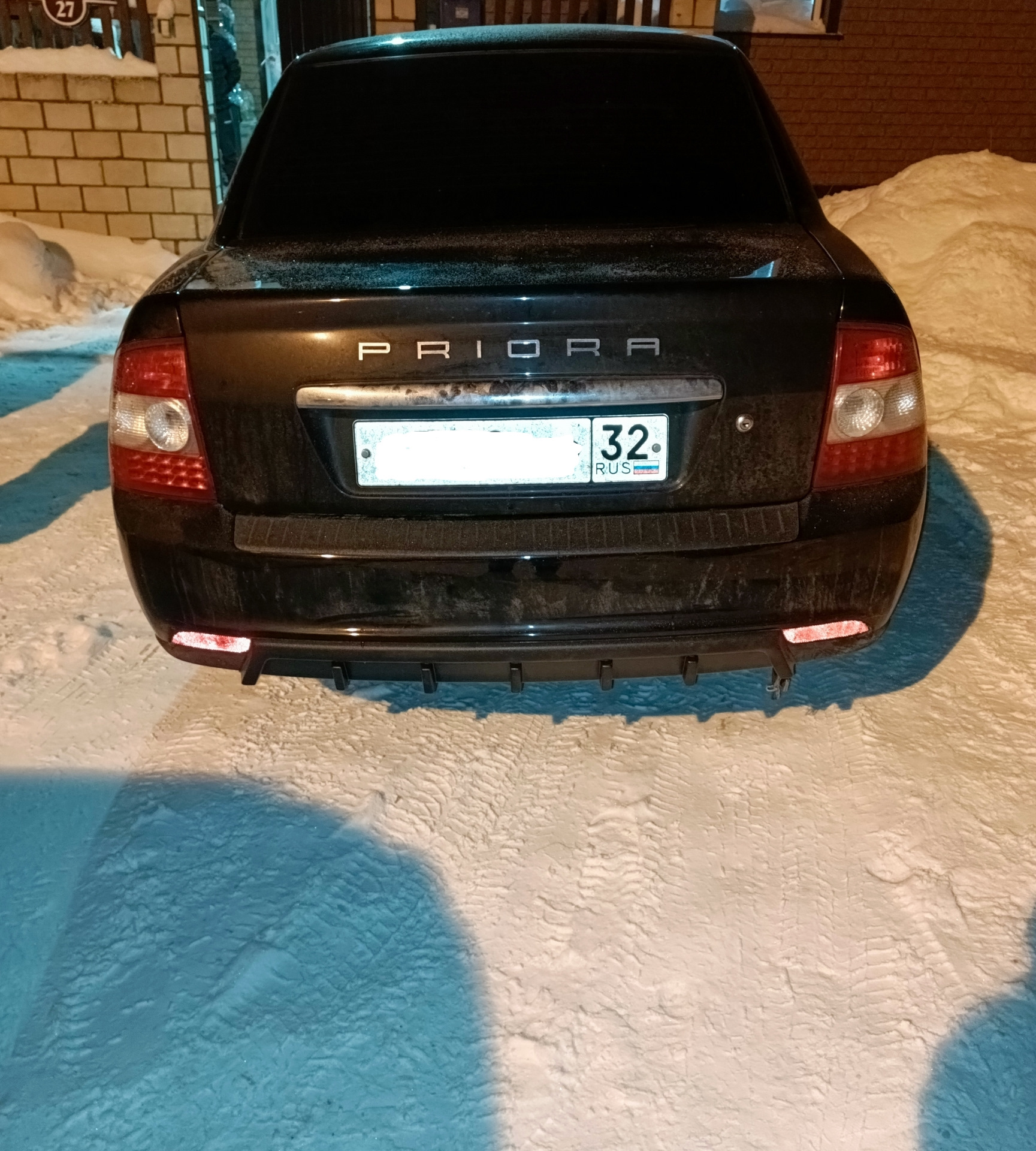 Защита радиатора и бампера (сетки, накладка на бампер Приора 2 ...