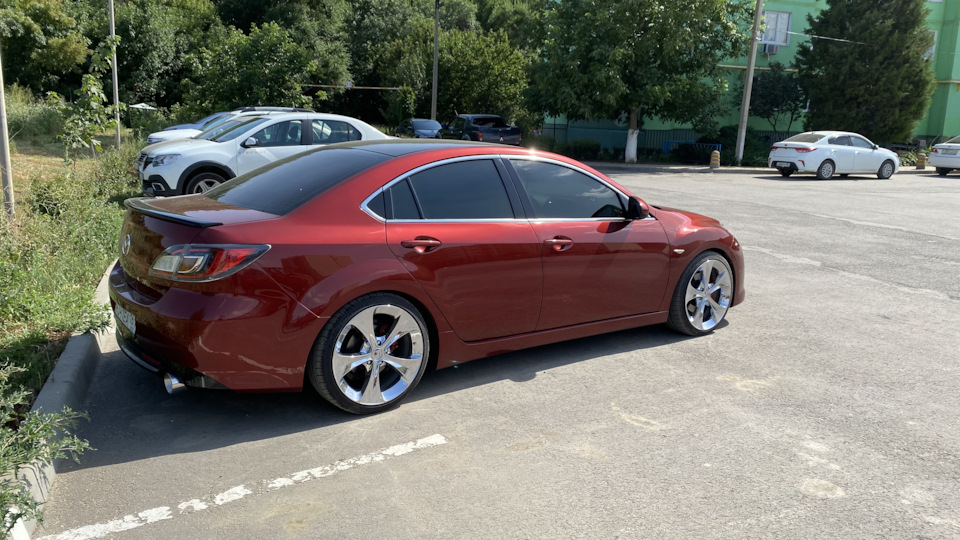 Накладки на стойки дверей — Mazda 6 (2G) GH, 2 л, 2008 года | стайлинг ...
