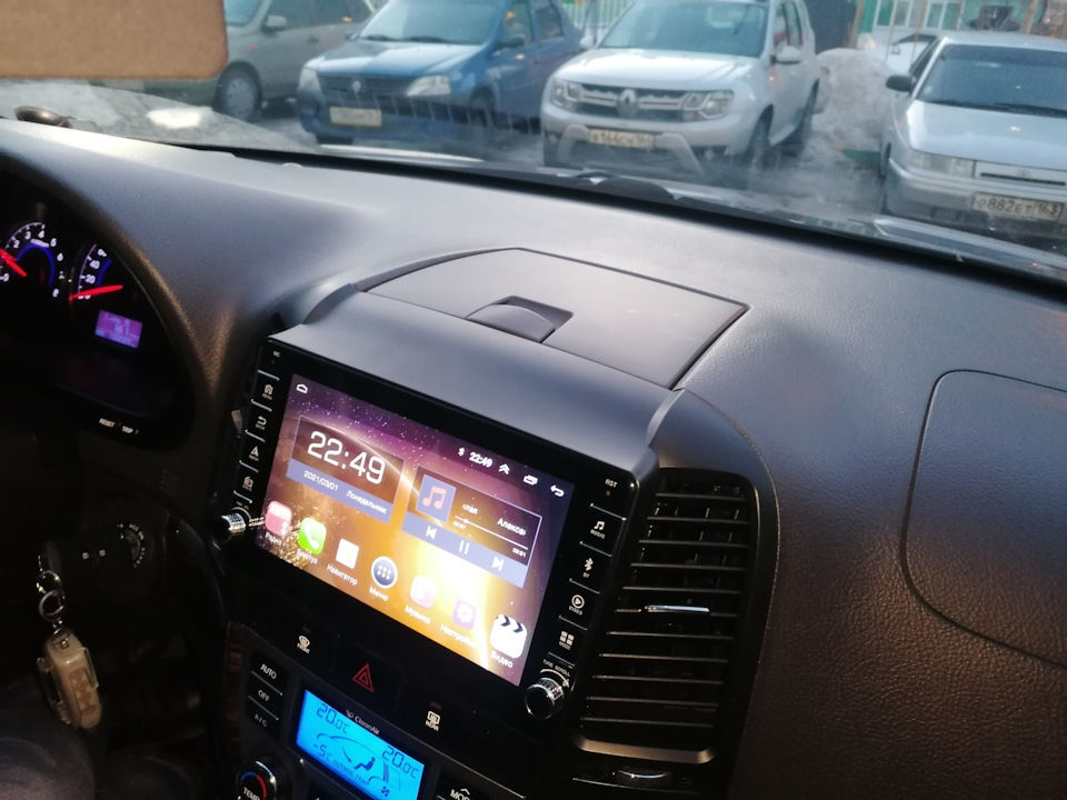 Магнитолла Android для Santa fe 2 часть 2 — Hyundai Santa Fe (2G), 2,4 ...