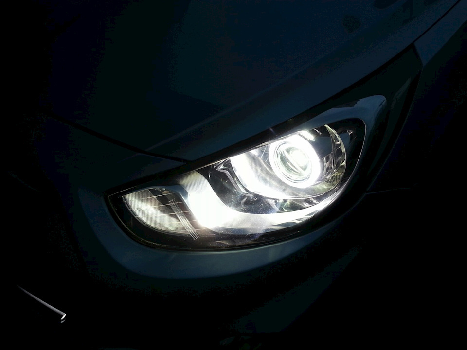 Продам или обменяю с вашей доплатой мои фары — Hyundai Solaris, 1,6 л ...