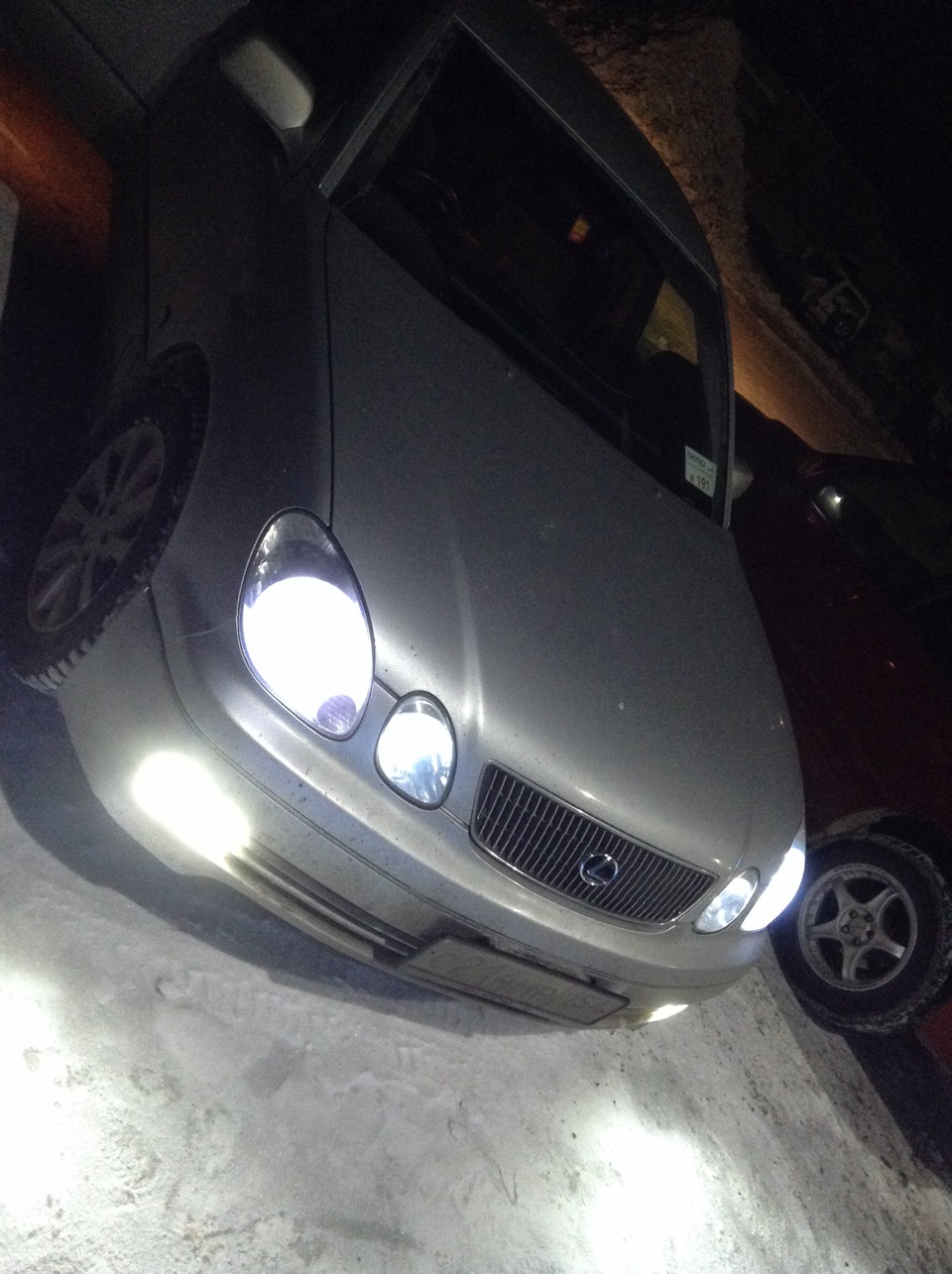 Шильдики Лексус))) — Toyota Aristo (II), 3 л, 1999 года | стайлинг | DRIVE2