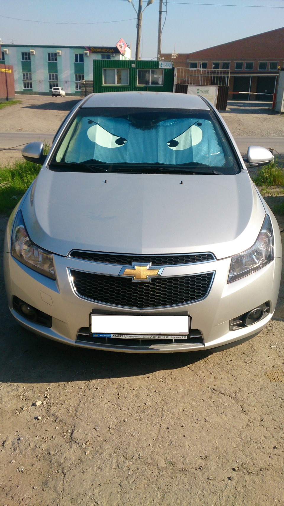 Шторка от солнца. — Chevrolet Cruze (1G), 1,8 л, 2011 года | тюнинг | DRIVE2