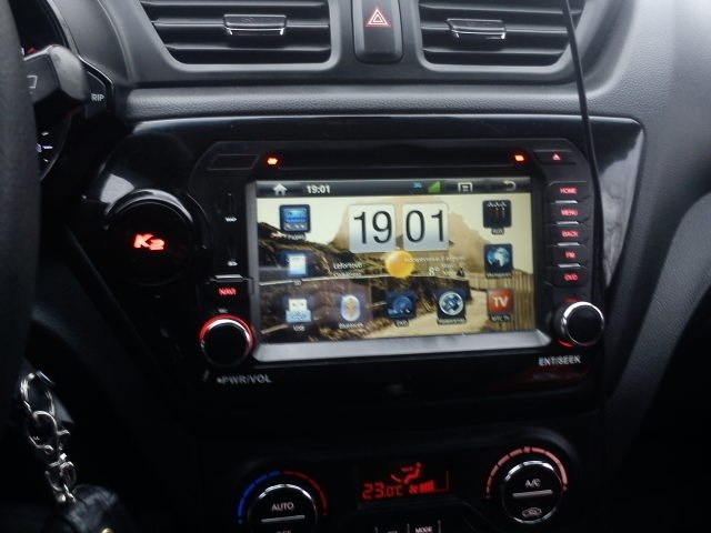 Головное устройство на Android с камерой заднего вида — KIA Rio (3G), 1 ...