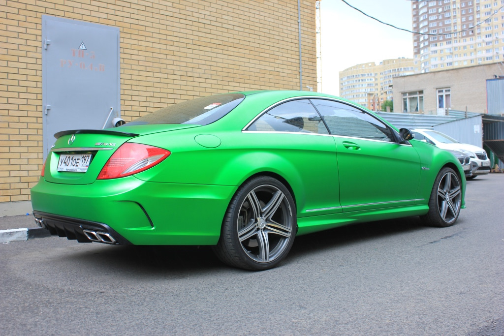 Мерседес s63 AMG купе зеленый