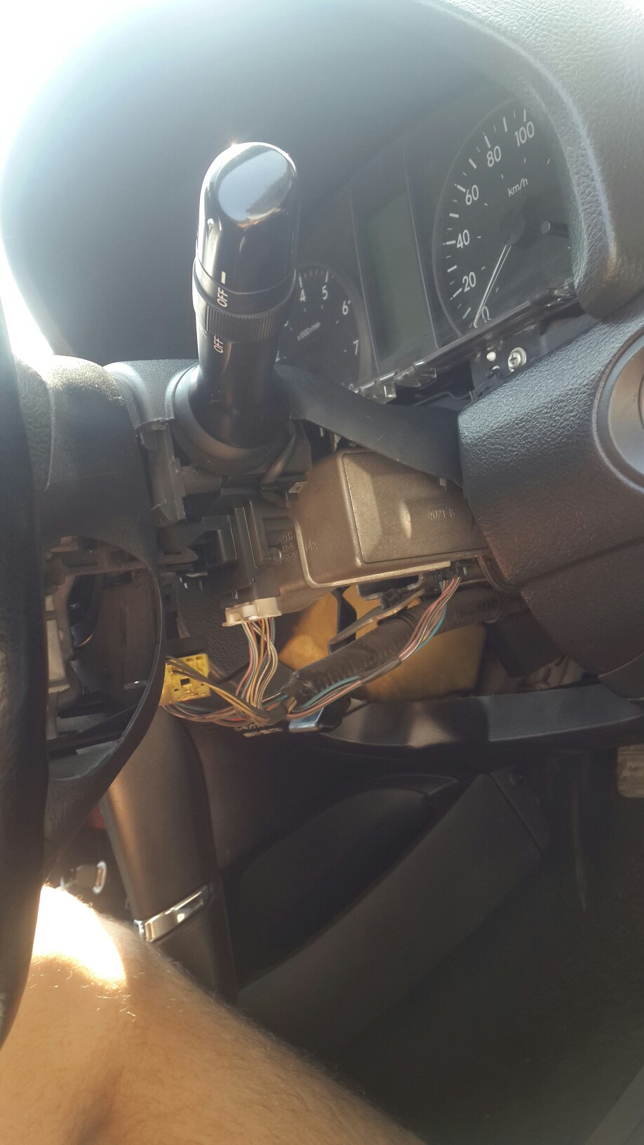 Мультируль установка пока без подключения — Toyota Allion (T260), 1,8 л ...