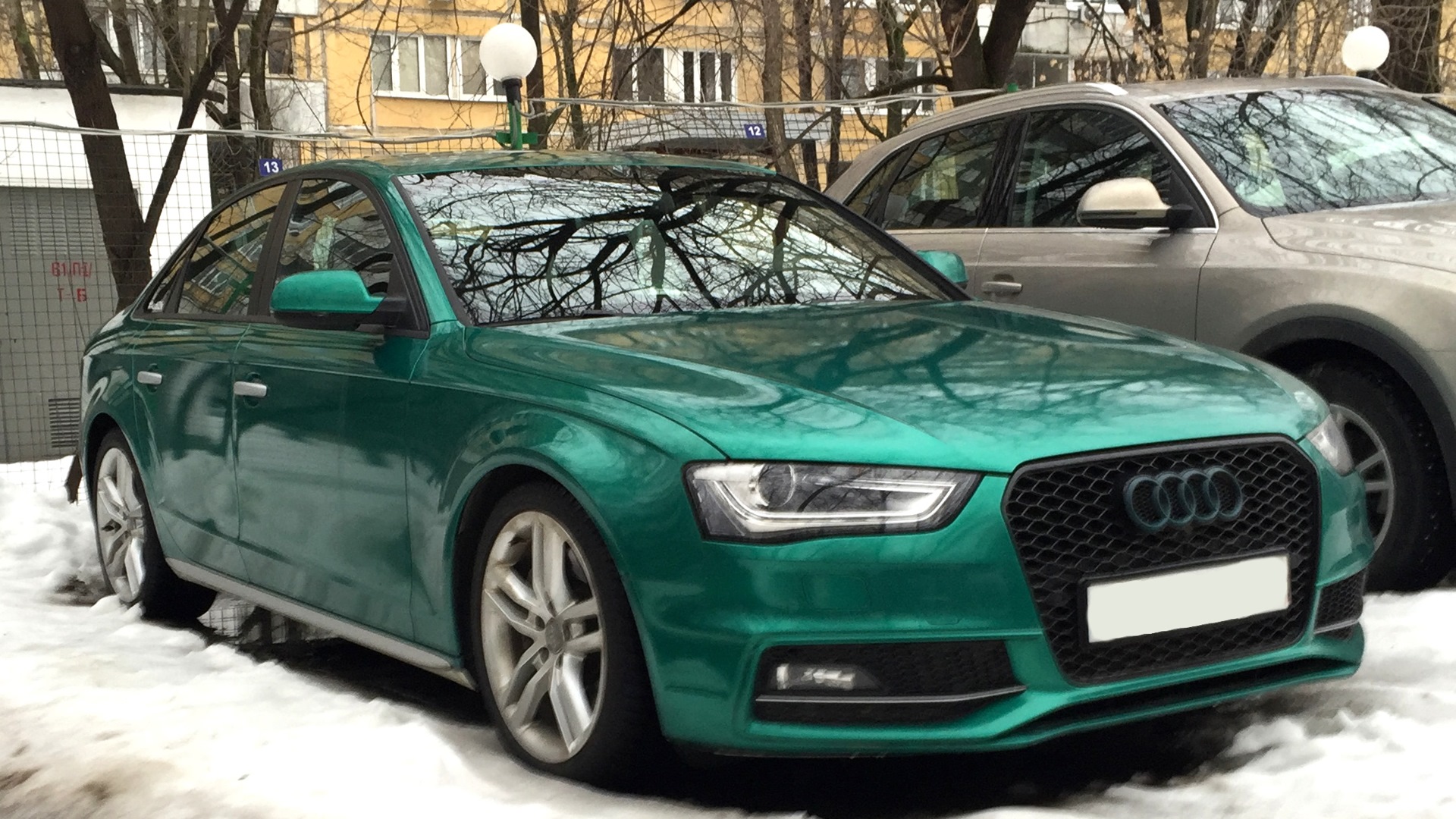 Audi A4 (B8) 2.0 бензиновый 2014 | Бриллиантовый Зелёный на DRIVE2