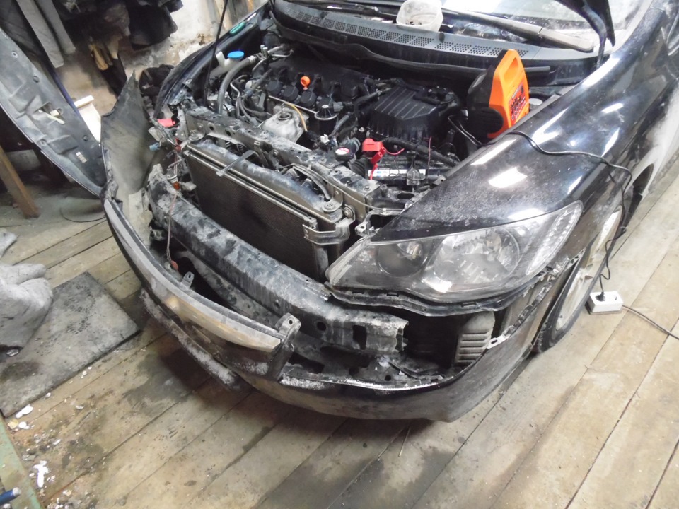 Регулировка фар — Honda Civic 4D (8G), 1,8 л, 2011 года | фотография ...