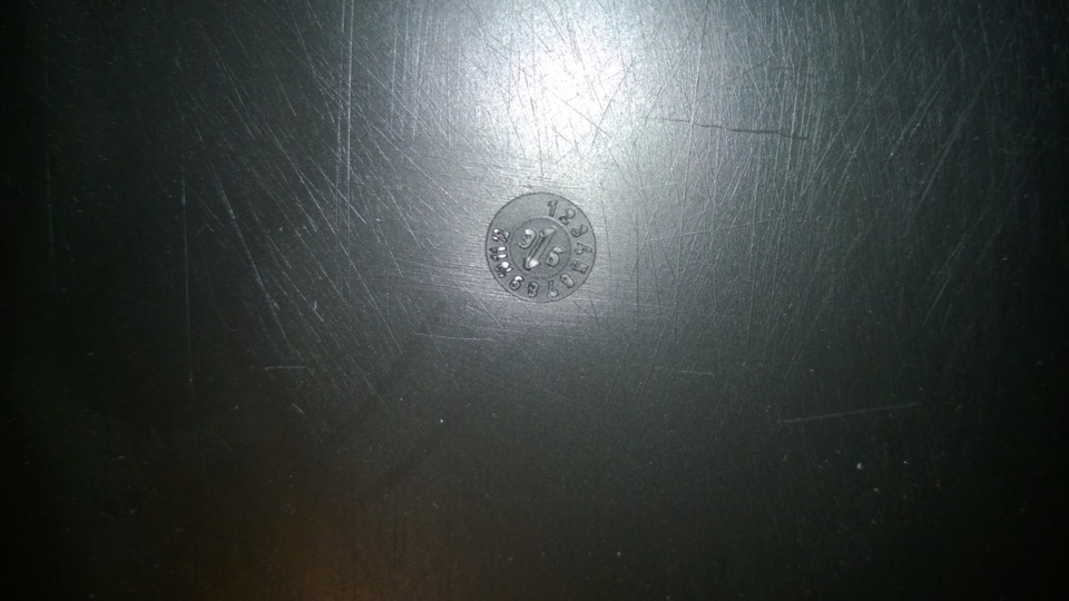 Произведено в 1996-м году. Двадцать лет деталь ждала своего часа :) — Audi 100 (C4)