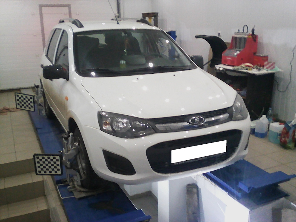 [Работа] #3. 3D развал-схождение LADA — Lada Калина Универсал (2G), 1,6 ...
