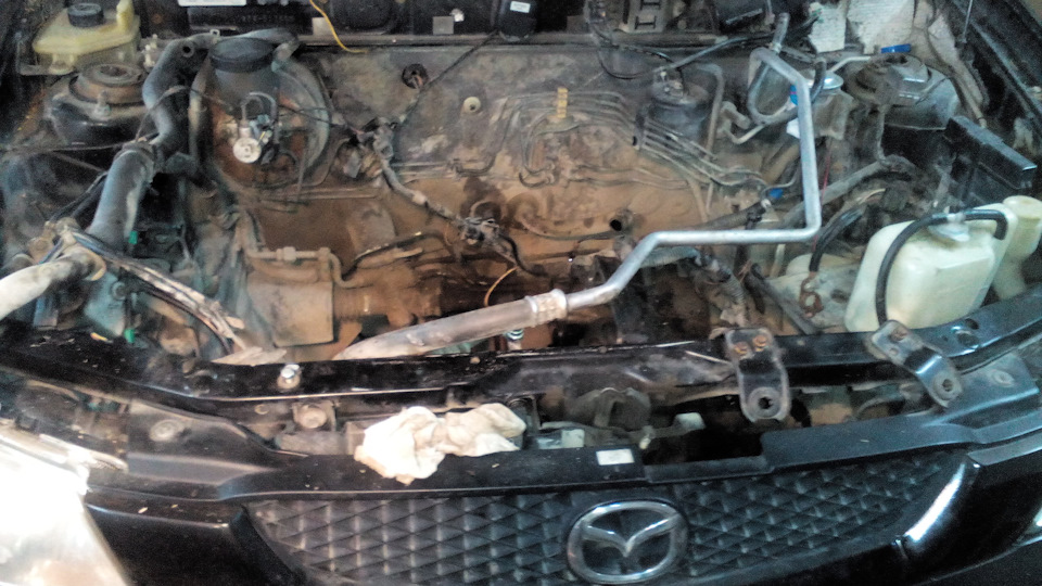 Мини кап.ремонт Mazda Demio B3 Откапиталимаились) — Mazda Demio (1G), 1 ...
