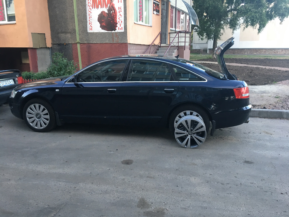 Диски — Audi A6 (C6), 4,2 л, 2005 года | колёсные диски | DRIVE2