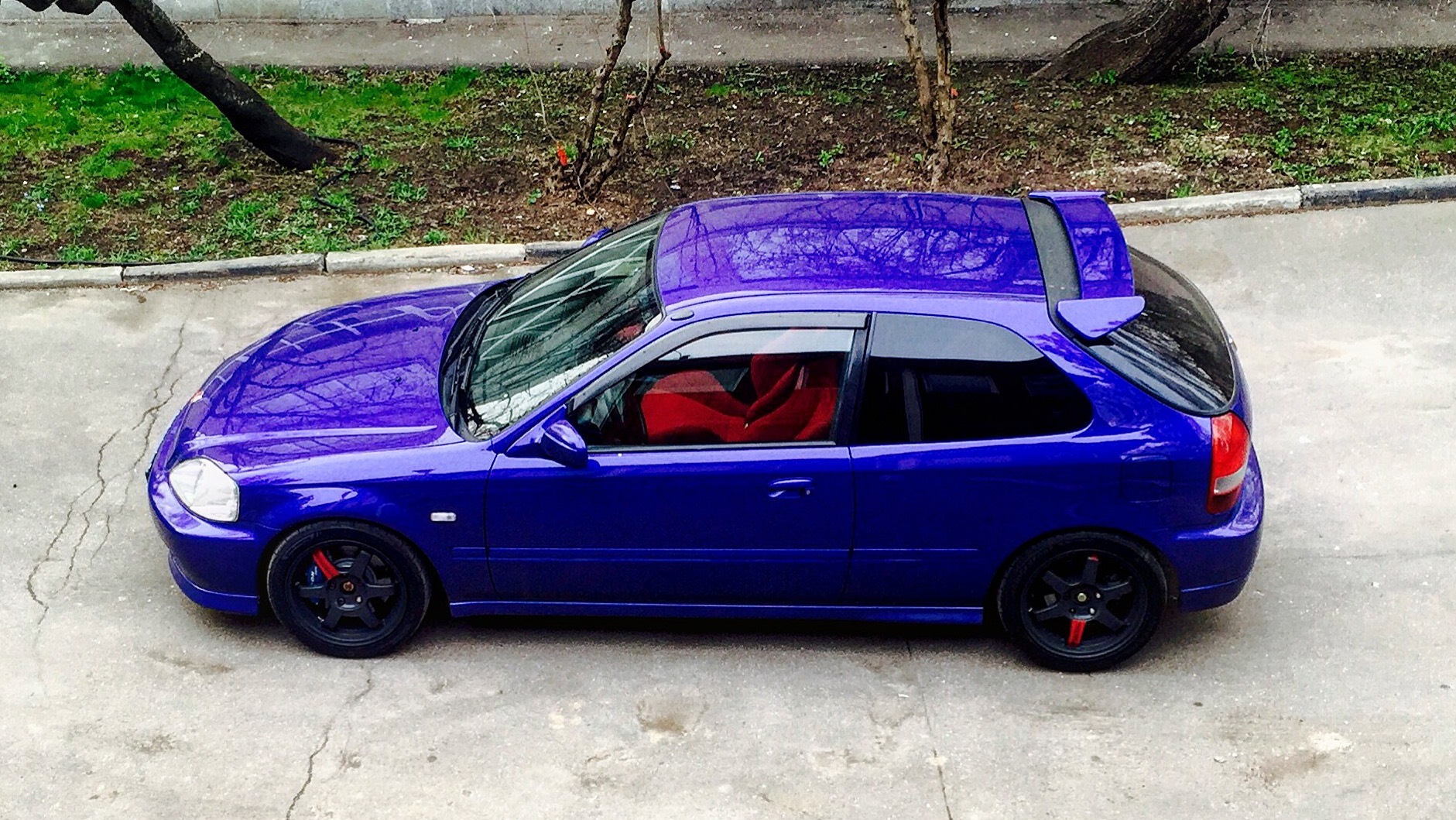 Honda Civic Ek Blue