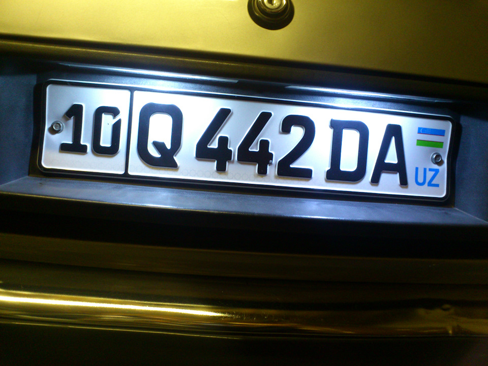 Светим номерной знак — ГАЗ 31105, 2,3 л, 2007 года | стайлинг | DRIVE2