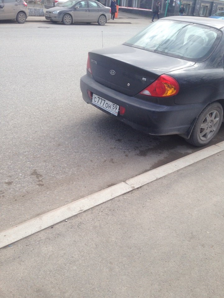 Красивый номер на красивой машине :) — KIA Spectra, 1,6 л, 2007 года ...