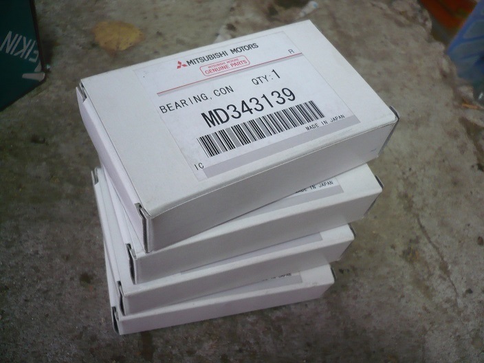 MD343139 ПОДШИПНИК, ШАТУНА DG5 H66 Mitsubishi | Запчасти на DRIVE2